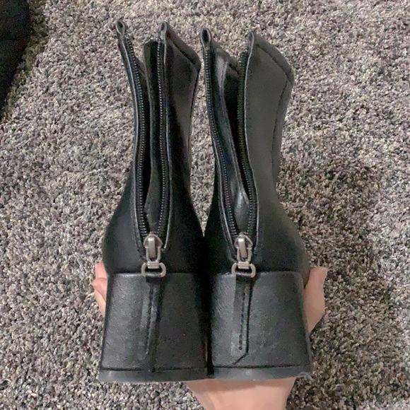 Lulus Black Leather Boots - Picture 5 of 12